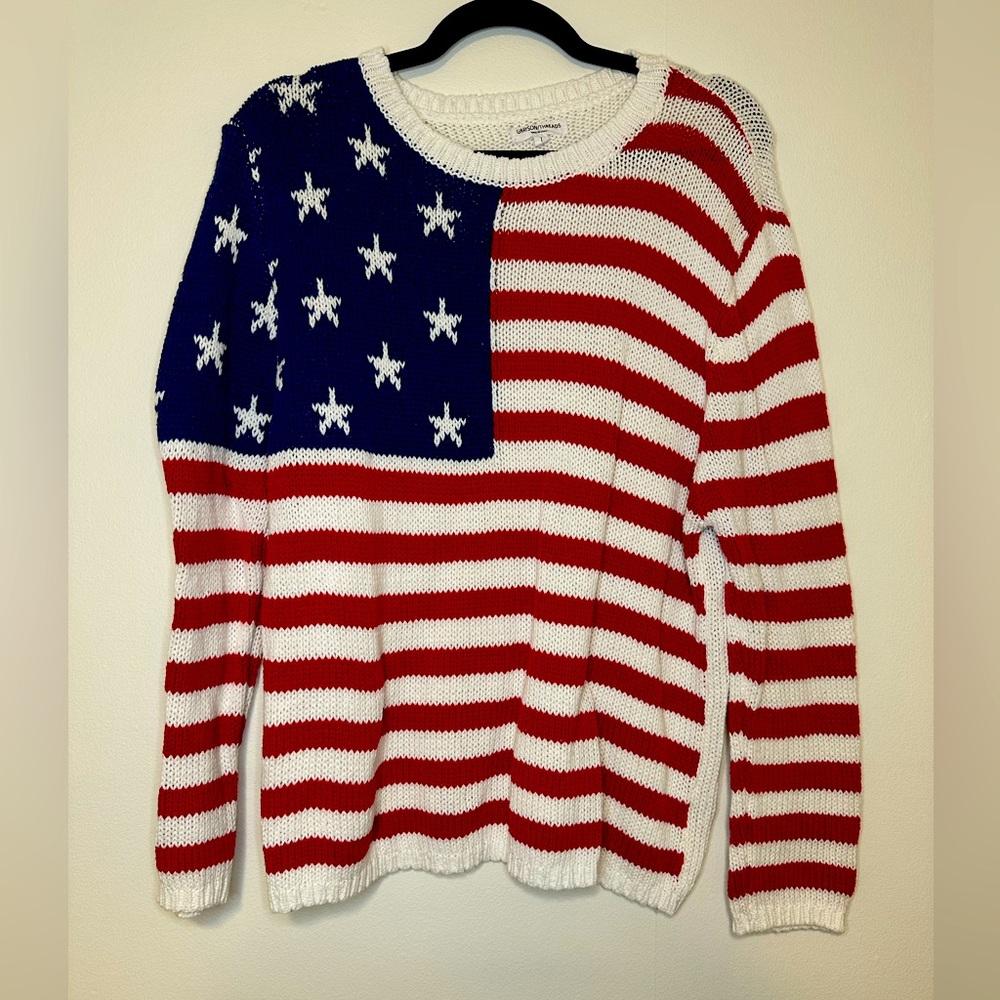 American Flag Sweater